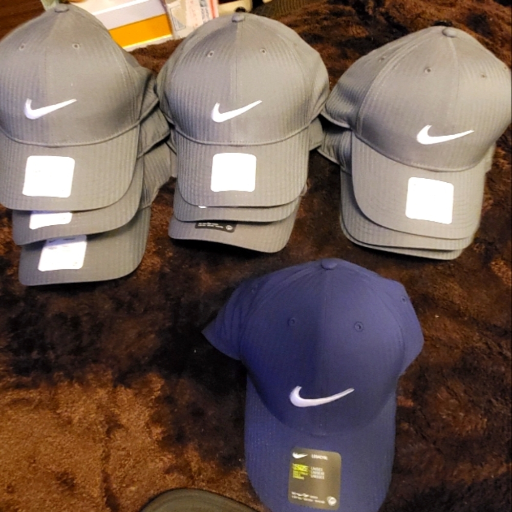 10  pieces of nike golf hats